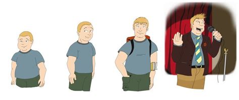 What Bobby Hill Might Look Like Throughout The Years After The Show Img Kingofthehill