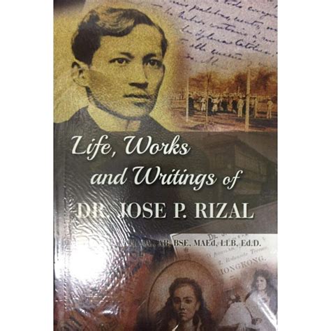 Life Works And Writings Of Dr Jose P Rizal By Mariano M Ariola Shopee Philippines