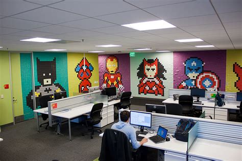 Creative Agency Staff Installs Superhero Murals On Their