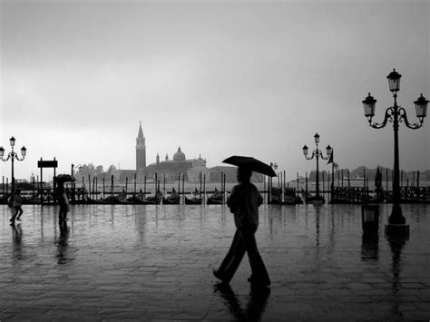Rainy Day Black And White Photography