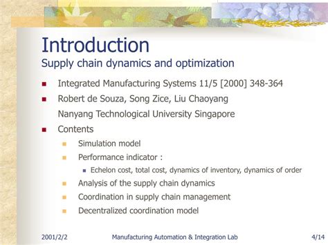 Ppt Supply Chain Management Lean And Agile Manufacturing