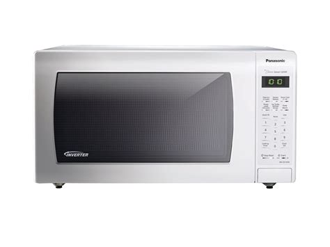 Panasonic Nn Sn736w White 16 Cu Ft Countertop Microwave Oven With