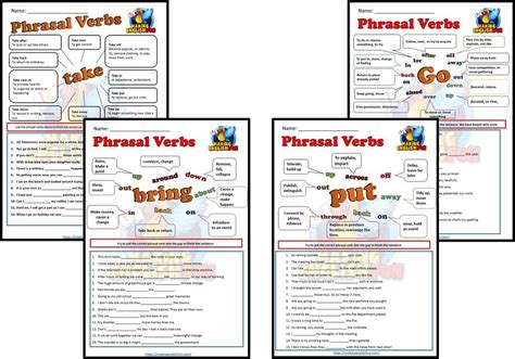 Phrasal Verbs Online Worksheet English Grammar Worksheets Verb Hot Sex Picture