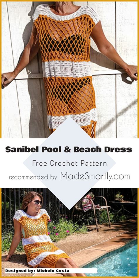 crochet beach cover up free patterns and easy ideas crochet top dress crochet dress crochet