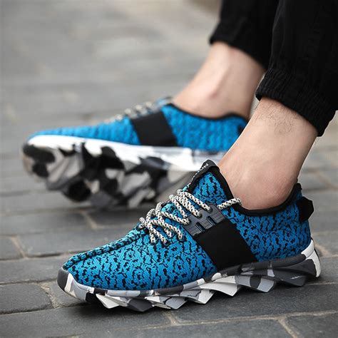 The 19 best white sneakers for men to sport all. New 2016 Men's Shoes Breathable male trend fly woven ...