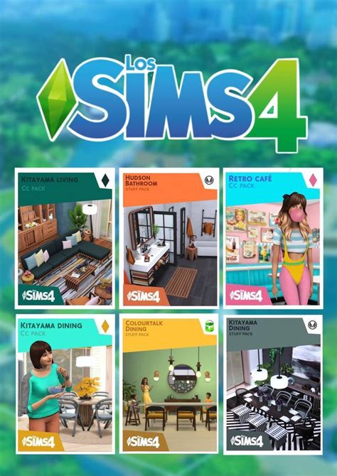 5 Packs De Cc Para Los Sims 4 Sims Sims 4 Sims 4 Mods