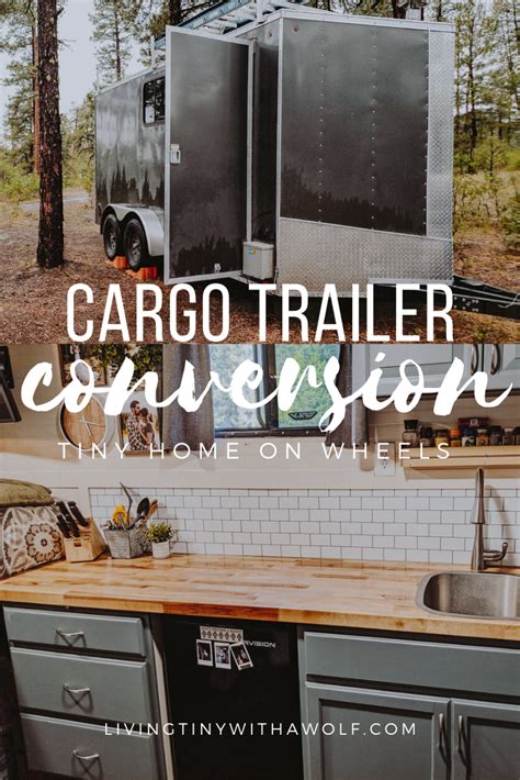 Learn How This Couple Converted A Cargo Trailer Into A 7x16 Tiny Home
