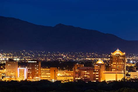 50 Albuquerque Night New Mexico Skyline Stock Photos Pictures