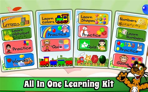 Interactive and animated preschool and kindergarten activities on shapes, colors, animals, numbers, the alphabet and more. Kids Preschool Learning Games - Android Apps on Google Play