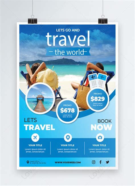 Creative Modern Travel Promotion Poster Template Imagepicture Free