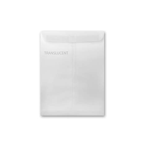 Translucent Envelopes 10x13 Catalog Envelopes Clear