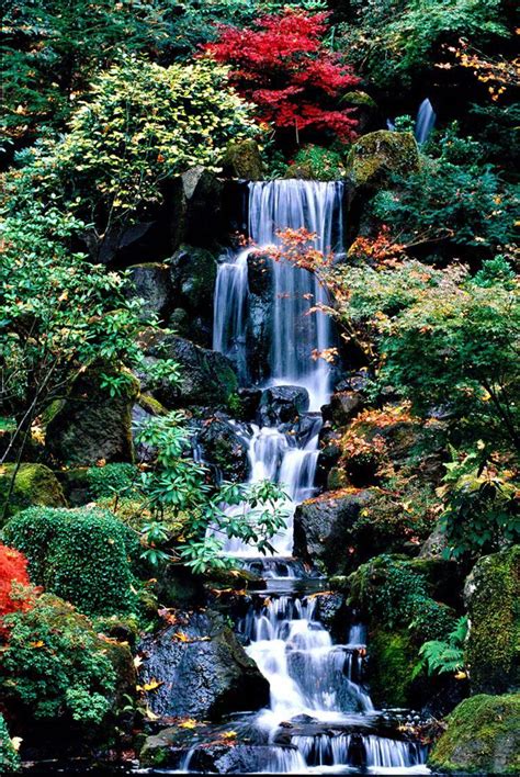 Japanese Gardens Waterfalls Japanese Garden Waterfall