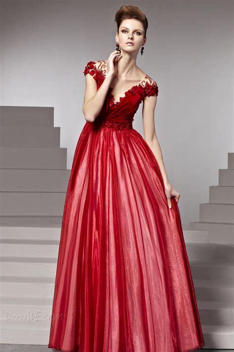 30 Vestidos de fiesta largos en color rojo - Vestidos Glam
