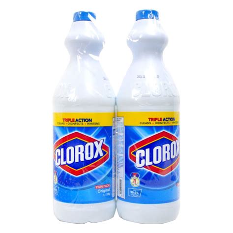Clorox Bleach Regular Twin Pack 2x1l Pasaraya Cs Brothers