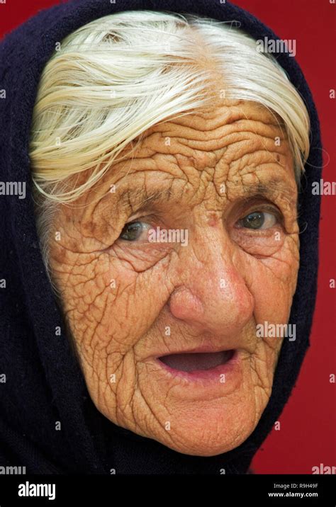Old Woman Banja Luka Bosnia And Herzegovina Stock Photo Alamy