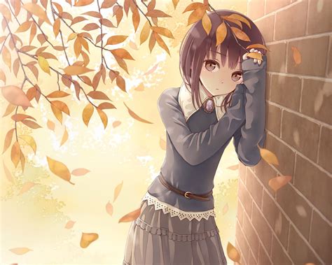 Brown Hair Anime Girl Wallpapers Wallpaper Cave