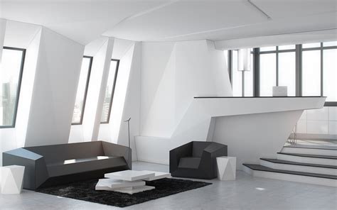 Studio Apartment Design Inspiration With Futuristic Interior Style