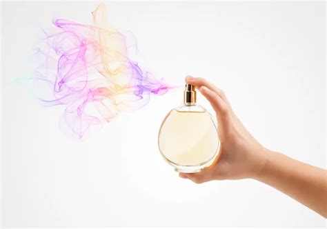 Woman Hands Spraying Perfume Stock Image Everypixel