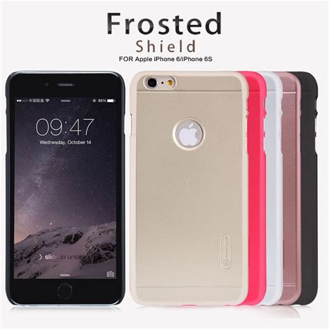 Para o iphone 6 caso NILLKIN Super Fosco Protetor matte rígido de volta