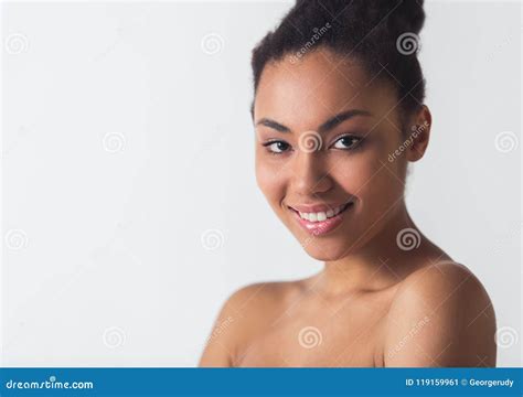 Beautiful Afro American Girl Stock Image Image Of Afro People 119159961