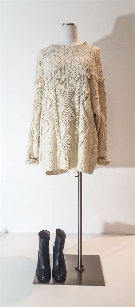 fisherman sweater, irish sweater, cable knit sweater, vintage sweater, womens sweater, ivory ...