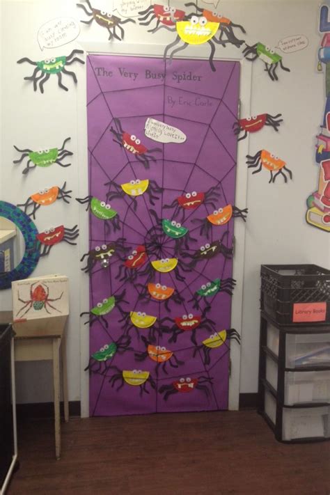 The Very Busy Spider Eric Carle Door Decorating In Grade On