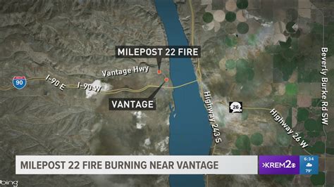Dnr Fire Burns Close To 7000 Acres Near Vantage 100 Percent