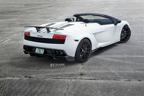 Lamborghini Gallardo Spyder Performante Withe Strasse