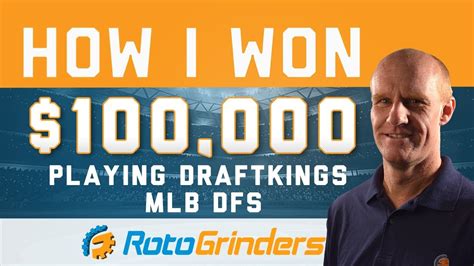 How I Won 100000 Playing Draftkings Mlb Dfs Youtube