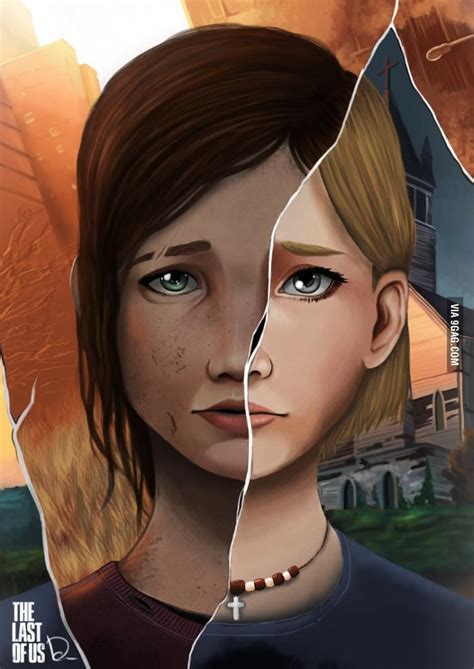 Amazing Tlou Fan Art Ellie And Sarah Gaming The Last Of Us The Last Of Us2 Joel And Ellie