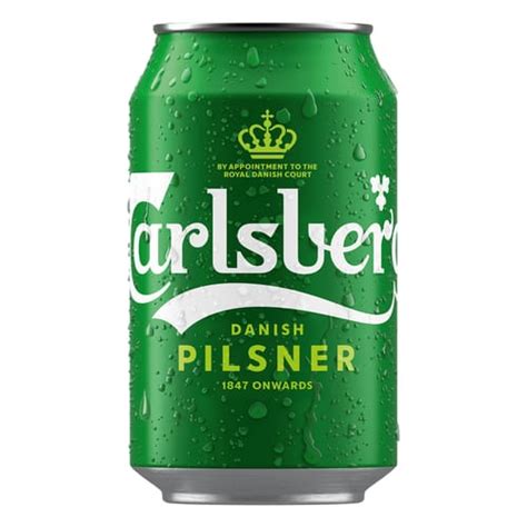 Carlsberg Danish Pilsner Beer Can 320ml X 24 Whiskymy