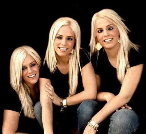 Hot Identical Triplets Pinned By Heather May Lewinson Mother Daughter Poses Triplets