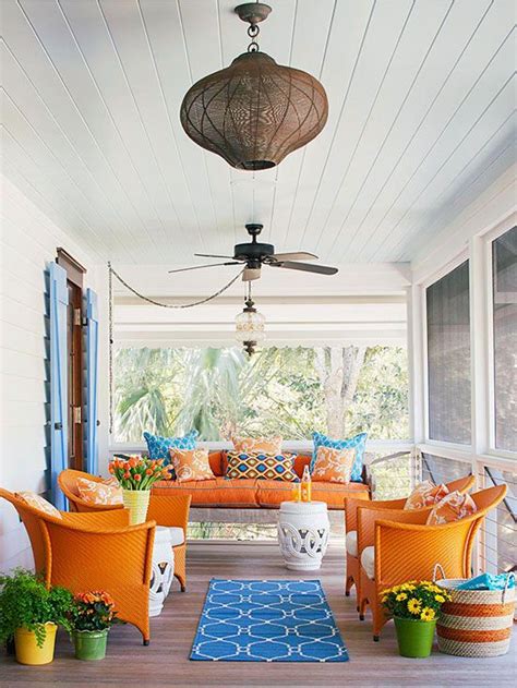 See more ideas about blue patio, patio, outdoor decor. | BHG Style Spotters