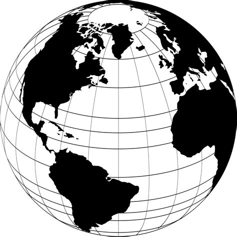 The Globe Of The World Vector Layout Is A Drawing Of A Layout For