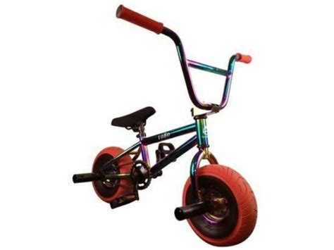 1080 Mini Bmx Neo Chrome Jet Fuel Red Adult Bicycle 10 Wheels Stunt