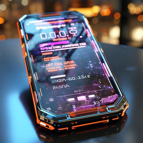 Premium Ai Image A Futuristic Cell Phone