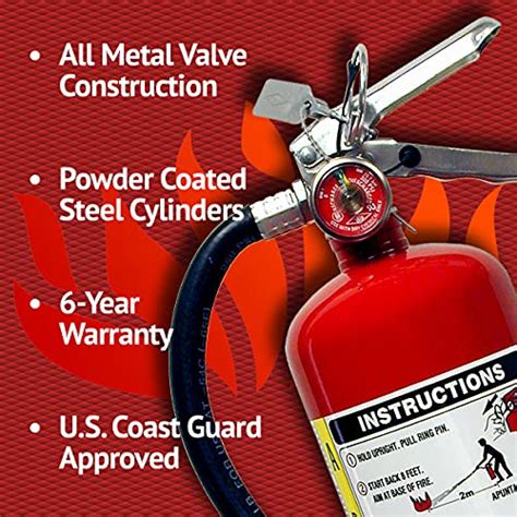 Amerex Amerex B500 Abc Fire Extinguisher 2a 10 Bc Rated 5 Lbs