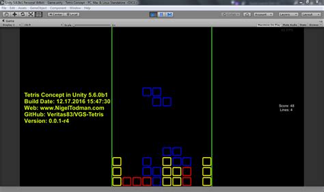 Github Vtstechvgs Tetris Simple 2d Tetris Game In Unity