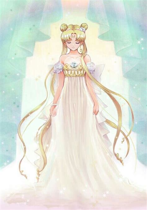 Sailor Moon Fan Nails Princess Serenity Wedding Dress For Her Friend