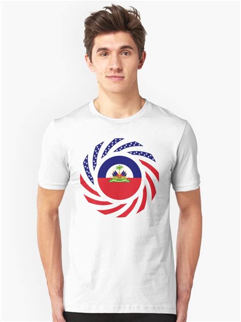 Haitian American Multinational Patriot Flag Series Essential T Shirt By