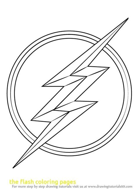 Printable flash logo coloring pages. The Flash Coloring Pages the flash coloring pages with ...