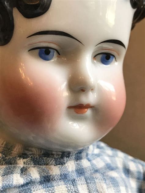 Antique China Head Doll Made By ABG C1890 S Old Body 16 Inch