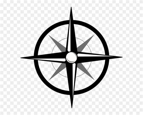 Compass Rose Clip Art Free Vector In Open Office Drawing Simple