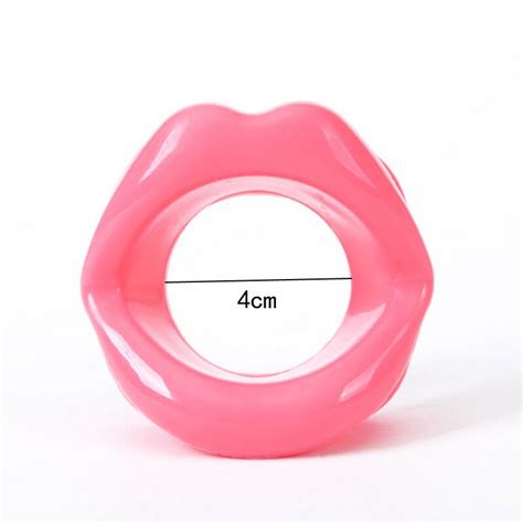 Sexy Lip Shape Mouth Gags Sex Toys Rubber Opening Mouth Gag For Men Woman Fetish Adult Sex