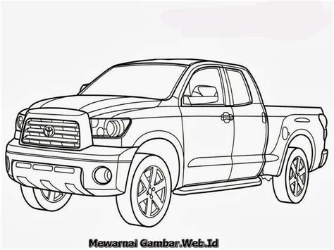 Mewarnai Gambar Mobil Toyota | Mewarnai Gambar
