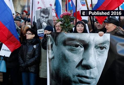 Assassination Of Putin Critic Remembered In Moscow The New York Times