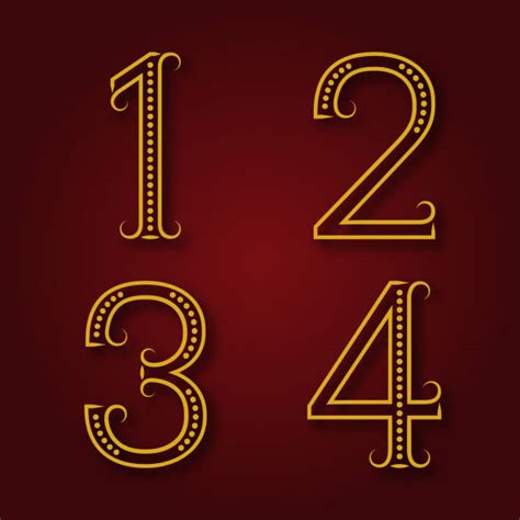 Striped Font Number 2 Illustrations Royalty Free Vector Graphics