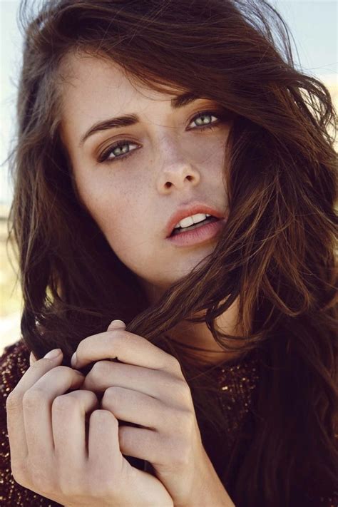 Brunette With Light Eyes And Freckles Love Cores De