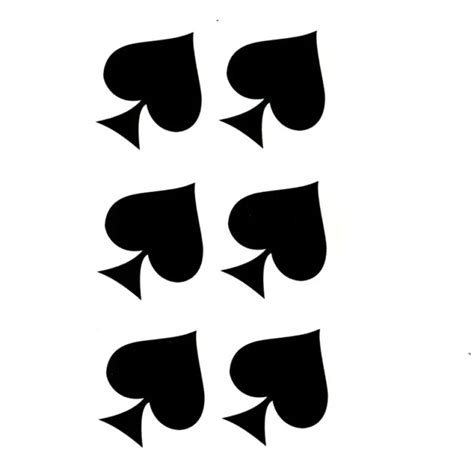 queen of spades qos temporary tattoo fetish bbc hotwife free pandp pack of 6 £2 49 picclick uk