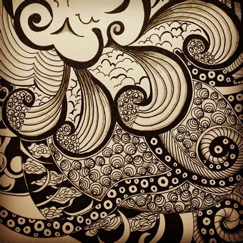 Cheerful drawings: Cloud #zentangle #art #design